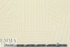 Italian linear graphic matelasse' knit - creamy ivory