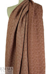 NY designer soft clay basketweave texture jacquard knit