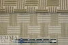 NY designer taupe basketweave texture jacquard knit