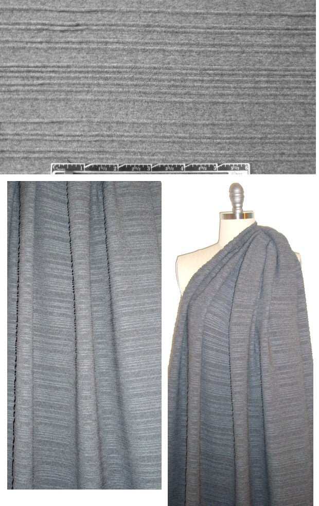 Pr@da Sport ottoman rib 4-way stretch - gray