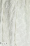 famous designer textured white novelty knit