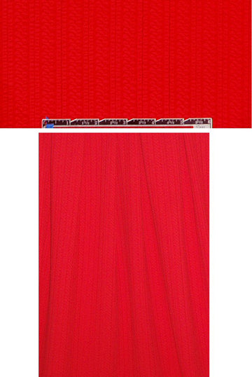 CA designer red textured matelasse knit 1.5 yds