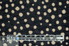 French textured dot 2-ply knit - ecru/black