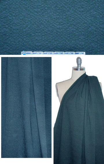 NY designer mosaic textured matelasse knit - teal