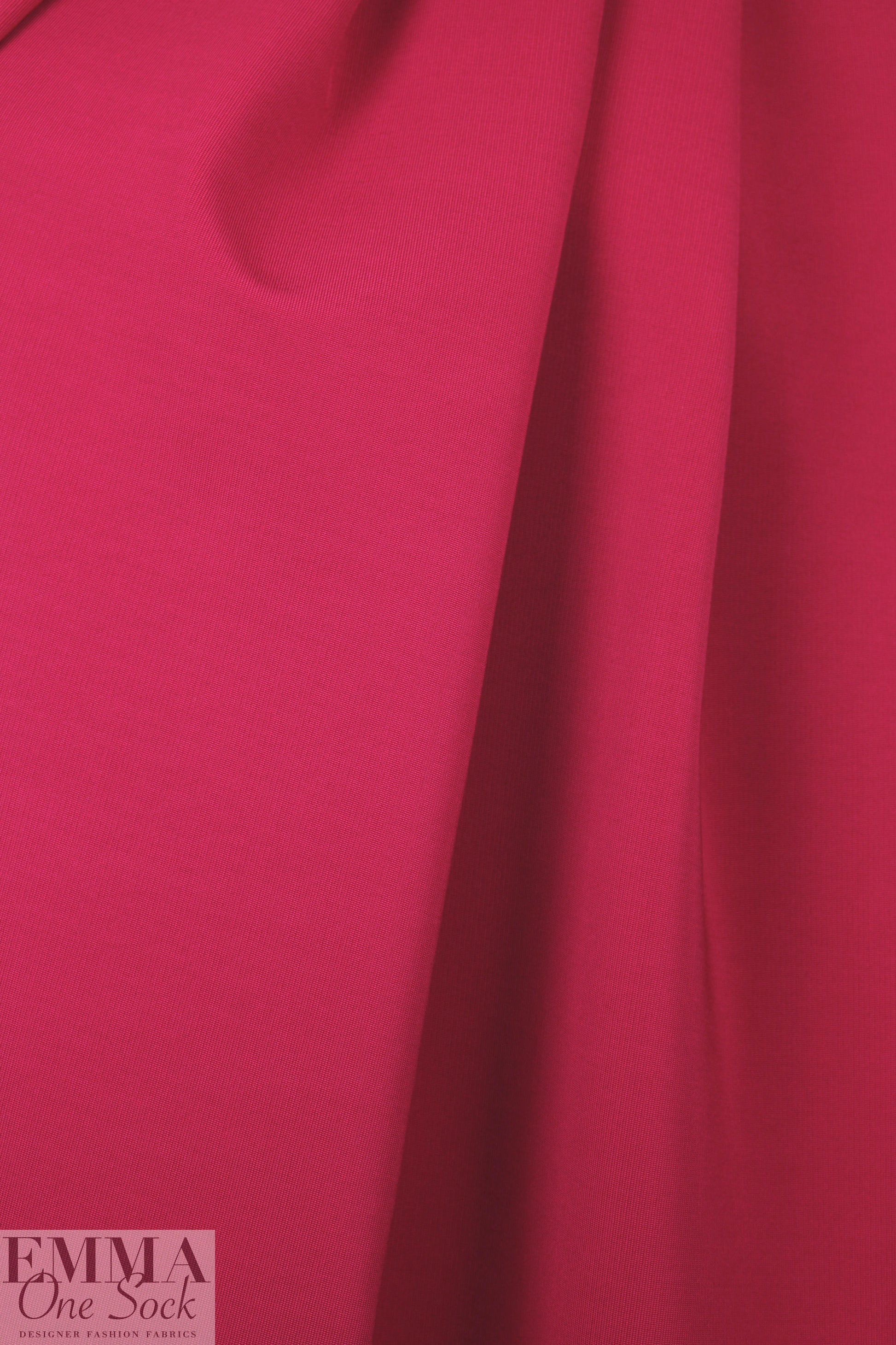 Italian substantial hi-tech doubleknit - cerise 1.25 yds