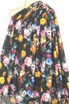 Italian textured stretch woven - floral nocturne