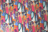 abstract art scuba pique' knit 2 yd