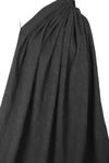 CA designer textured stretch plisse' - black