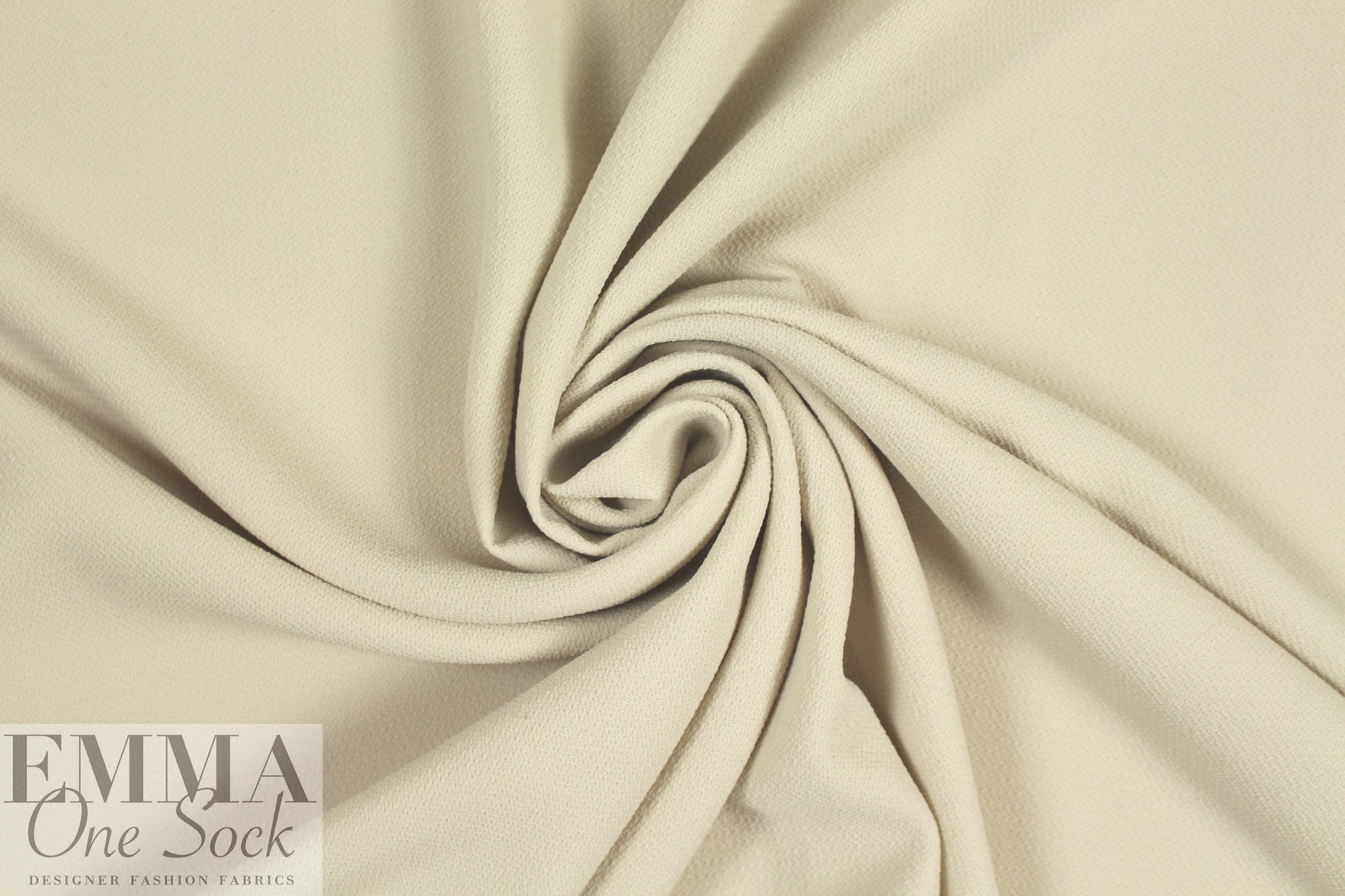 NY designer textured drapey stretch woven - angora