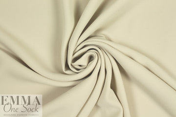 NY designer textured drapey stretch woven - angora