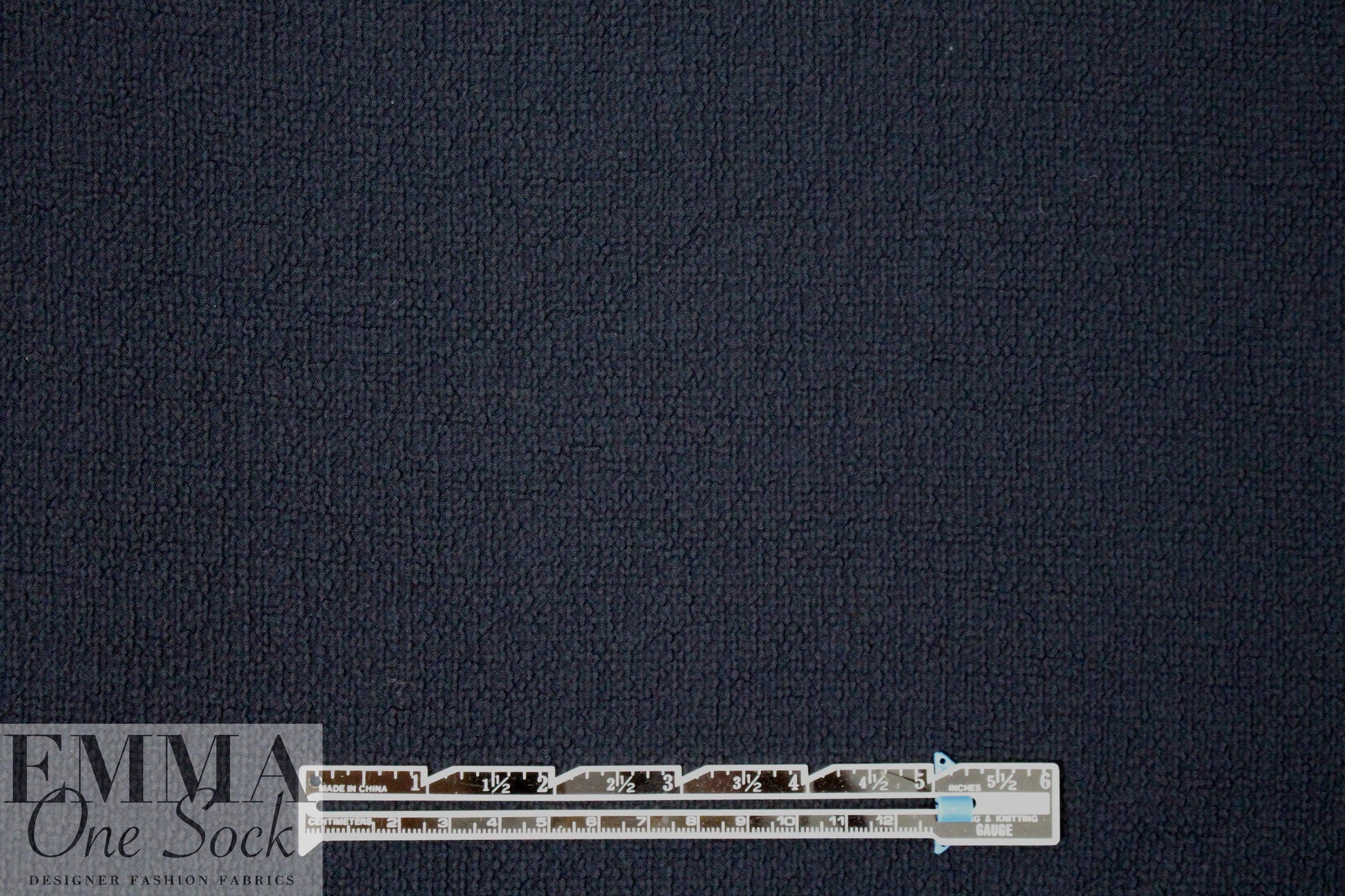 NY designer textured drapey stretch woven - midnight