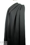 Italian black hi-tech textured viscose woven 1.625 yds