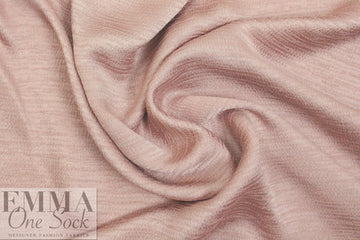 NY designer 'hammered' str. viscose woven - mauve 2.75 yd