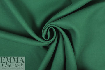 Italian textured wool doublecloth - pine