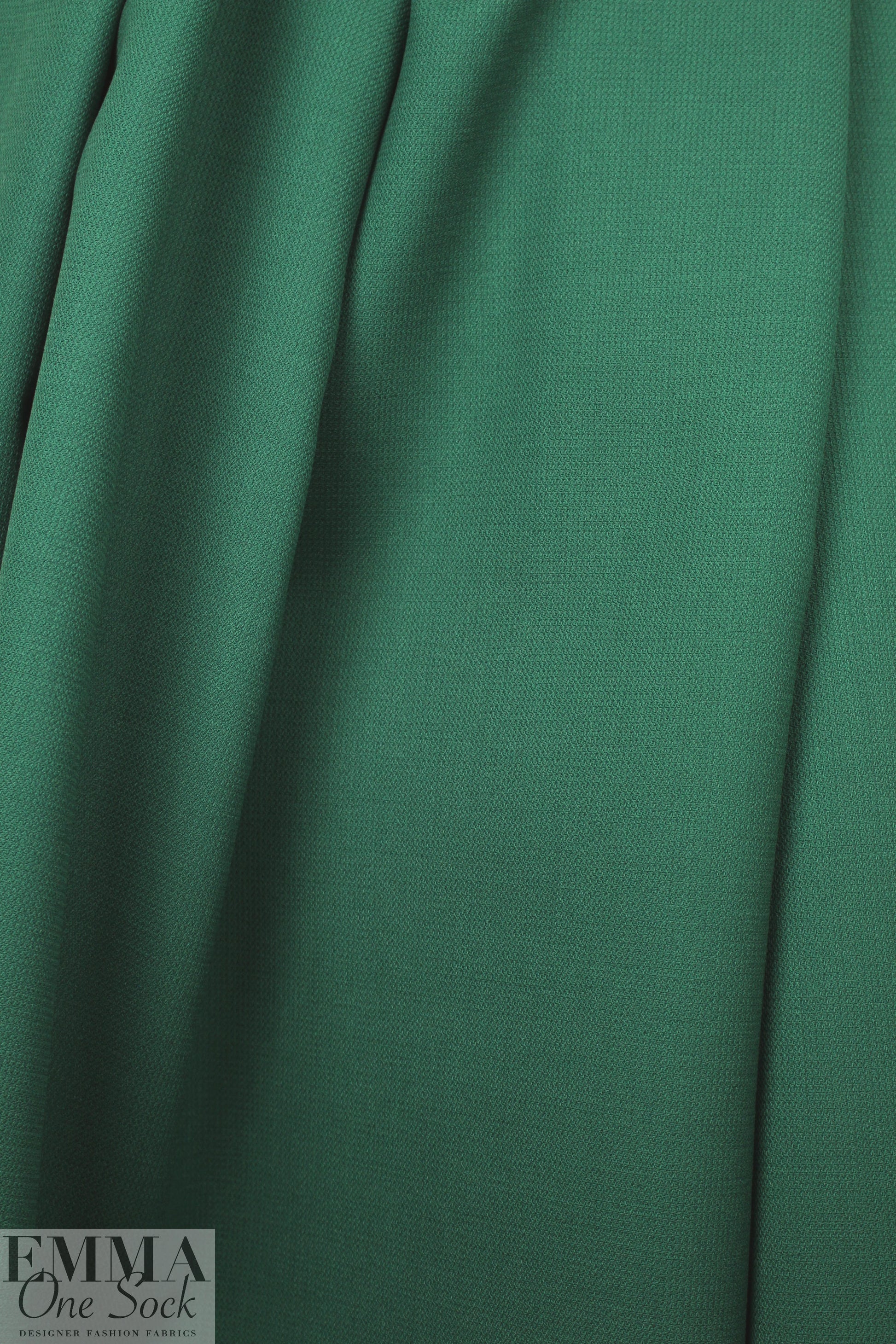 Italian textured wool doublecloth - pine 2.5 yd