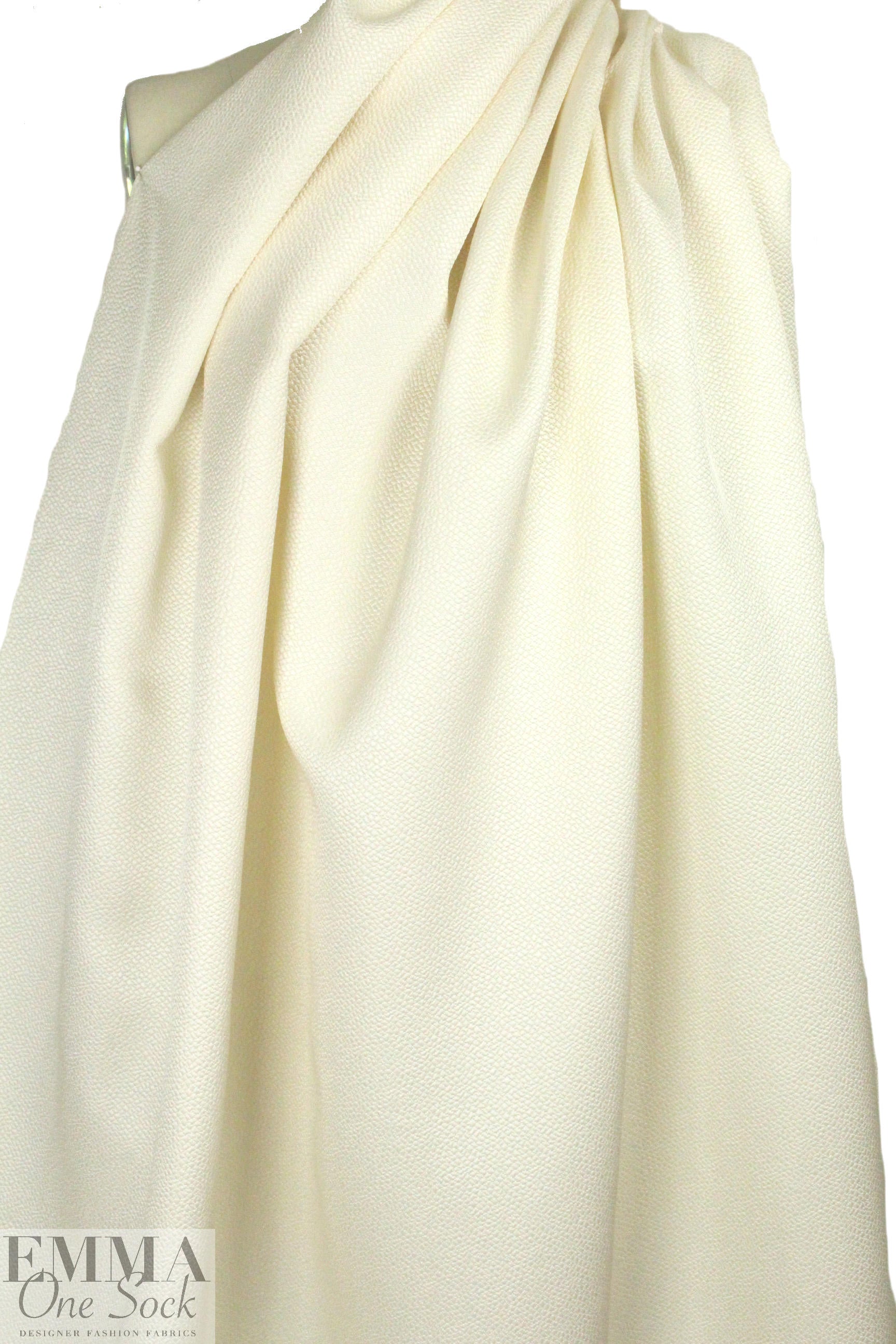 The0ry hammered- texture silk/wool suiting - ivory