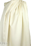 The0ry hammered- texture silk/wool suiting - ivory 2 yd