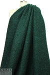 famous designer Italian thick wool boucle' - forest 1.875 yd