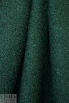 famous designer Italian thick wool boucle' - forest 1.875 yd