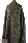 Italian magnified herringbone wool/moh/alp coating