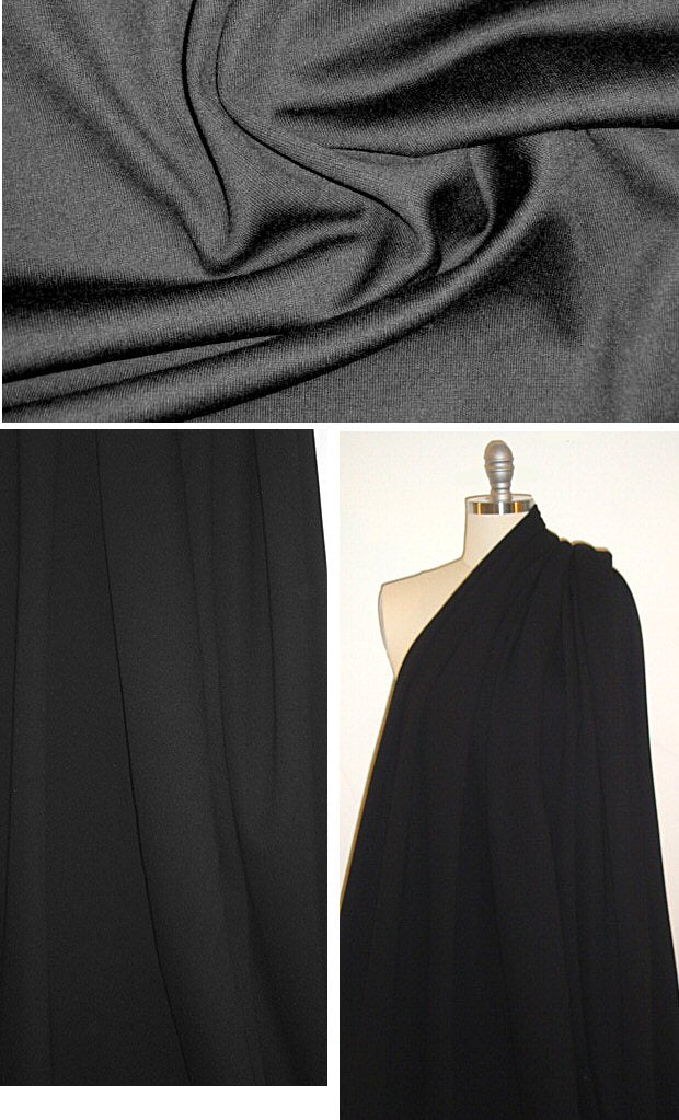 Ei1een Fisher thick tencel ponte - black