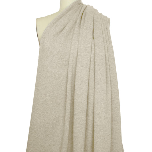 thick and soft Oeko-tex certified doubleknit - oatmeal 1.5 yd