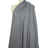thick and soft Oeko-tex certified doubleknit - heathered gray 1 yard