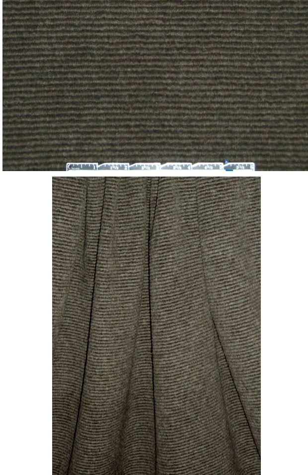 wool blend thick ottoman knit - loden heather