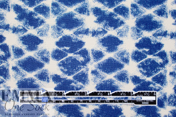 designer 'batiky lattice' drapey viscose crepe 1.75 yd
