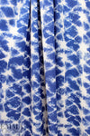 designer 'batiky lattice' drapey viscose crepe 1.75 yd