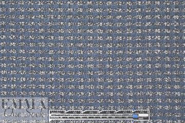 novelty knit double-sided sweater knit - denim blue