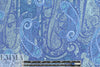 T0ri Richard paisley blues screen printed cotton lawn .75 yds