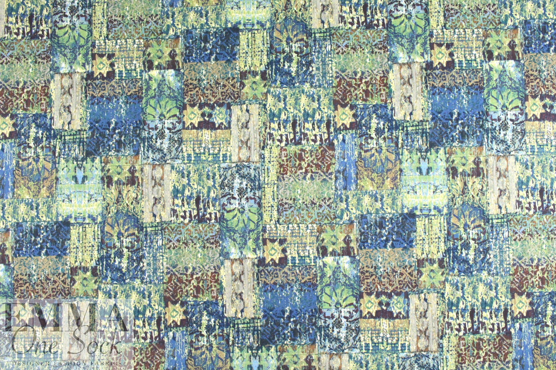 T0ri Richard batiky patches screen printed cotton lawn