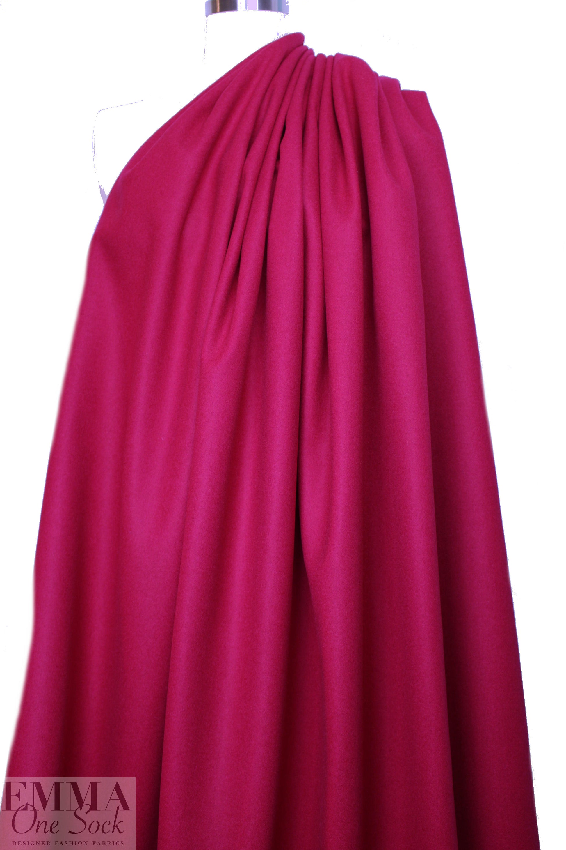 famous designer virgin wool coating - azalee