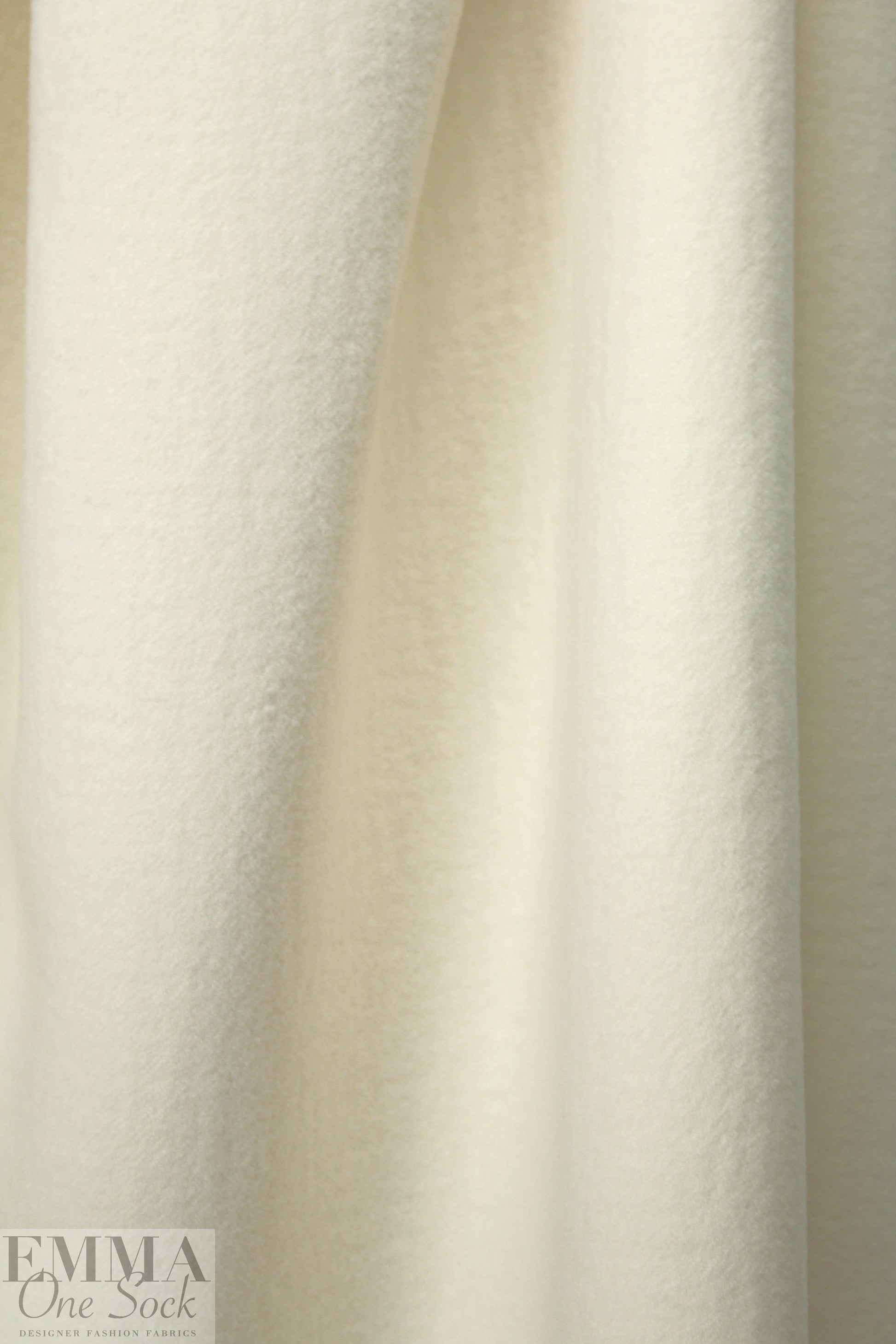 famous designer wool/cashmere doublecloth - ivory 3 yd