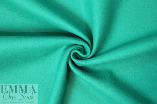 famous designer wool/mohair doublecloth - malachite