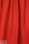famous designer virgin wool coating - fiesta red 3 yd
