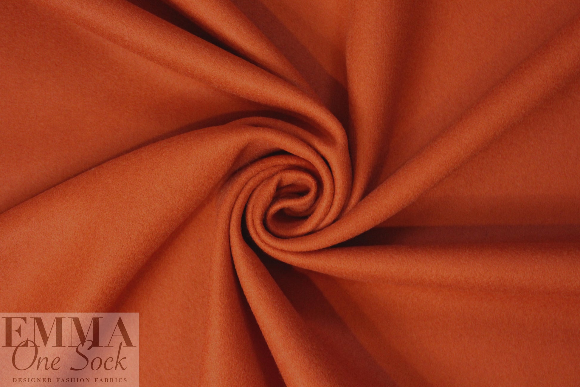 famous designer virgin wool coating - chili