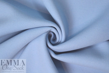 famous designer wool/cashmere doublecloth - icy blue 2.125 yd