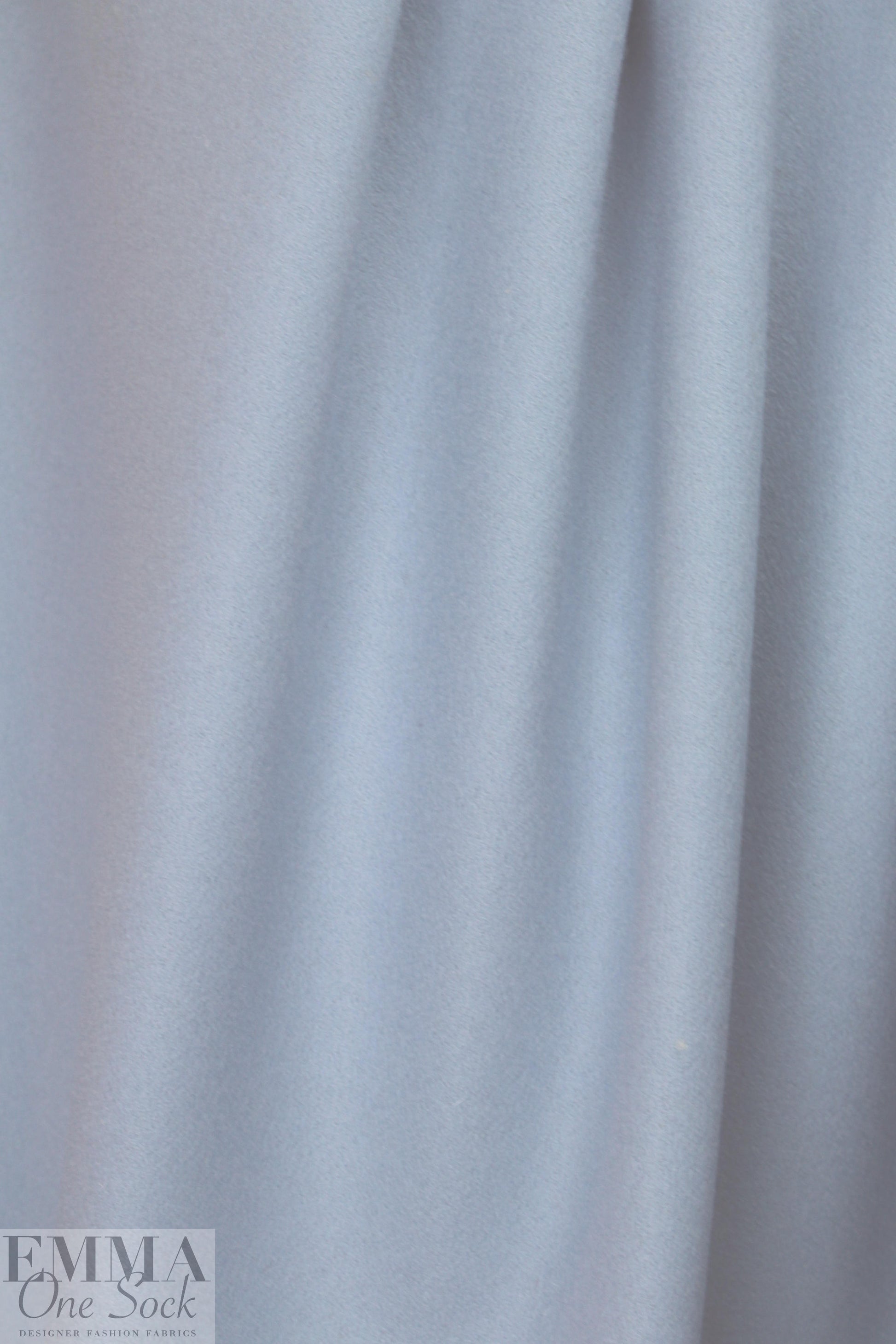 famous designer virgin wool coating - shadow blue
