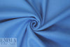 famous designer virgin wool coating - riviera blue 1.75 yds