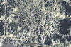 Italian viscose stretch forest scene panel woven