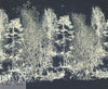 Italian viscose stretch forest scene panel woven