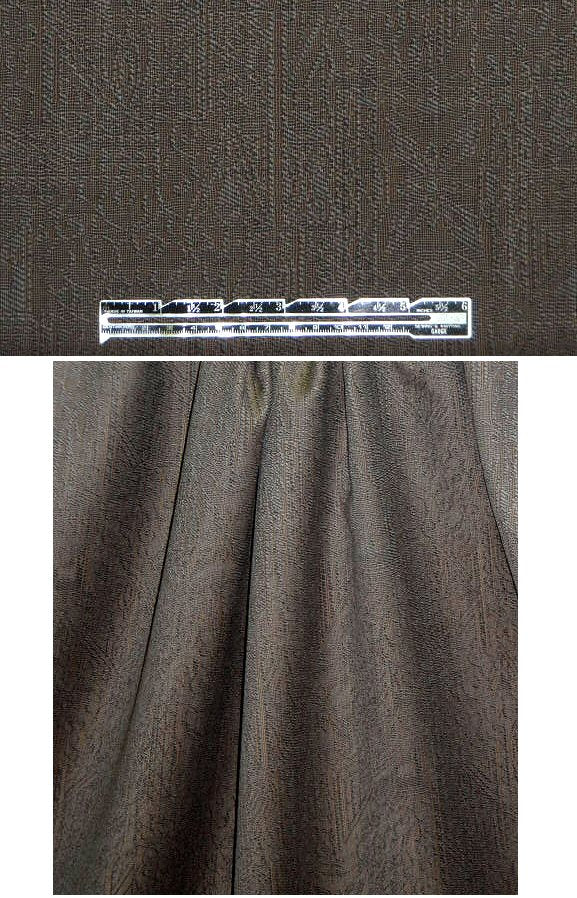 Dana Buchman tropical jacquard wool -brown 3 yds