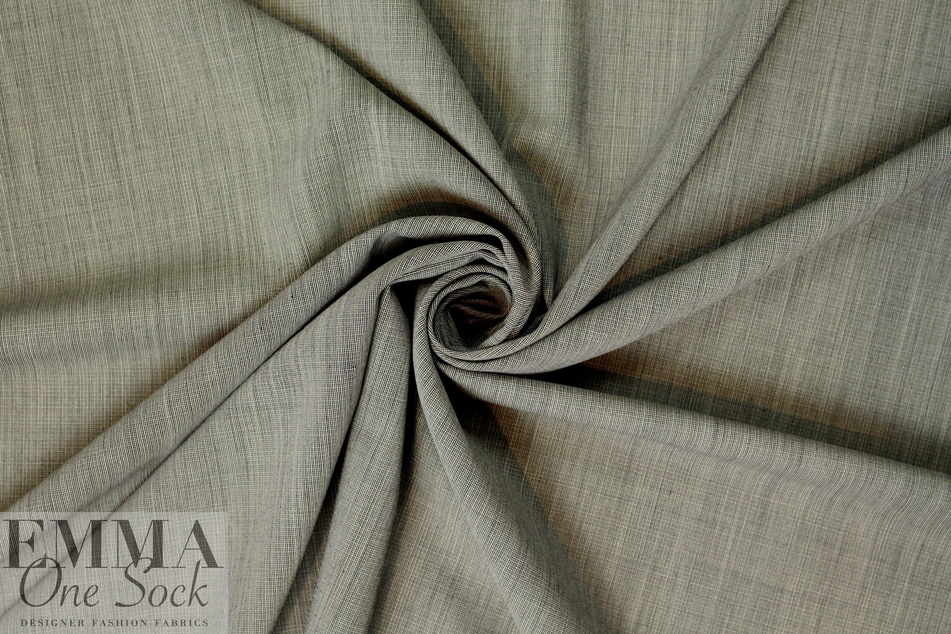 Italian tropical weight stretch wool woven - crosshatch