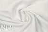 European medium weight tumbled linen - white .625 yds