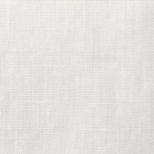 European medium weight tumbled linen - white