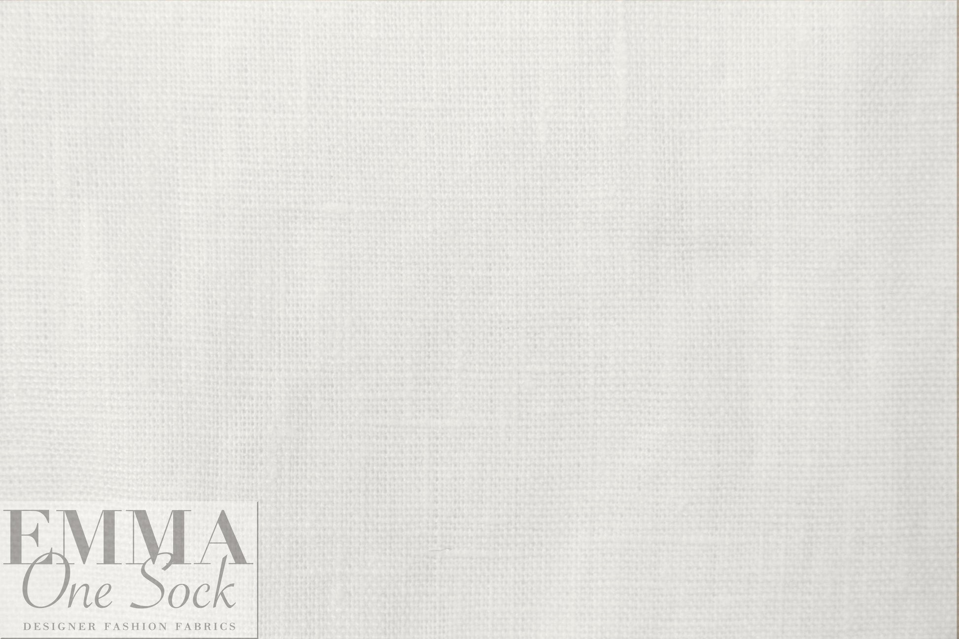 European medium weight tumbled linen - white .5 yds