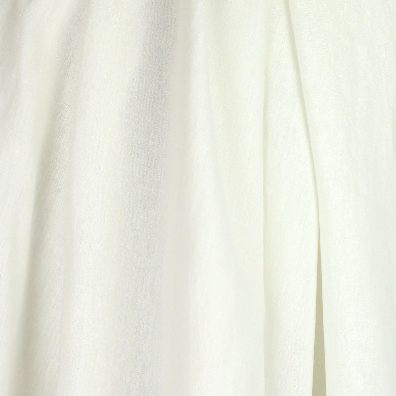 European medium weight tumbled linen - white