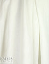 European medium weight tumbled linen - white .75 yds